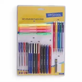 Tottus Set utiles escolares x 24 un oferta