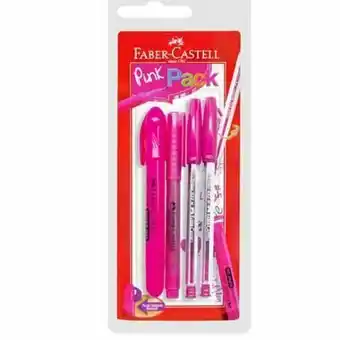 Tottus Pink pack 032 resaltador+finepen+lapicero oferta