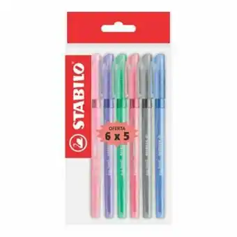 Tottus Lapicero galaxy 818m surt stabilo x 6un oferta