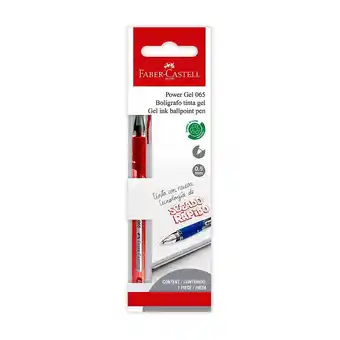 Tottus Boligrafo powe gel rojo oferta