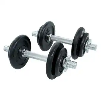 Tottus Set de mancuernas proshape fkpspd-20 20 kg oferta