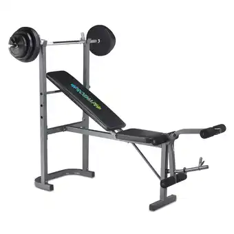 Tottus Banca con pesas 360 fitness mtdp-1007 17.5 kg oferta