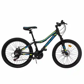 Tottus Bicicleta trioblade 24" negro/azul/amarillo oferta
