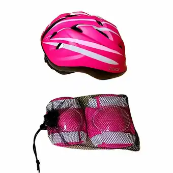 Tottus Kit de proteccion bicicleta para niñas (rosado) oferta