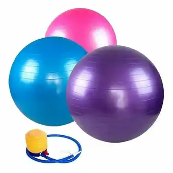 Tottus Pelota de yoga de 65 cm con inflador oferta