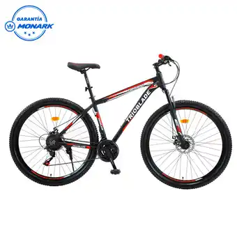 Tottus Bicicleta trioblade 27.5" negro/rojo oferta
