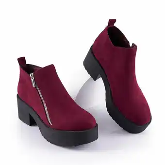 Tottus Botas moda plataforma cierre bur 35 oferta