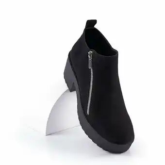 Tottus Botas moda plataforma cierre neg 38 oferta
