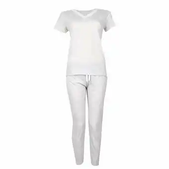 Tottus Pijama mujer polo mc y pant talla l oferta