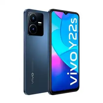 Hiraoka Celular libre vivo y22s 6.55 128gb 6gb ram azul destellante oferta