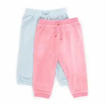 Tottus Packx2 jogger plush rosado/menta oferta