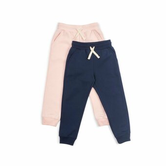 Tottus Packx2 jogger franela azul/ rosa claro oferta