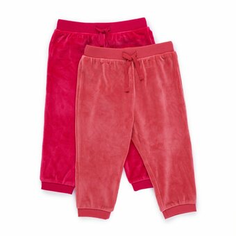 Tottus Packx2 jogger plush rosa oscuro/ fresa oferta