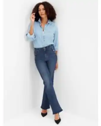 GAP Jean hr 70s flare sailor bttn mujer oferta