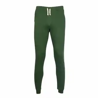 Tottus Pantalon franela verde oferta
