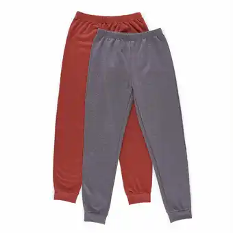 Tottus Packx2 jogger franela gris osc/ ladrillo oferta