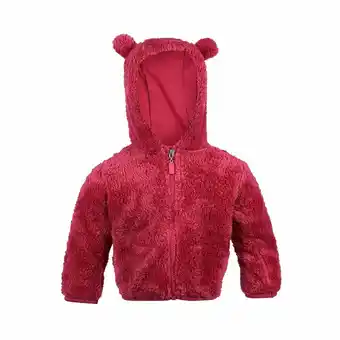 Tottus Polera peluche rosa fresa oferta