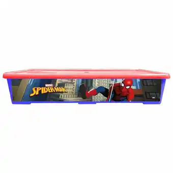 Tottus Caja bajo cama con diseño spiderman oferta