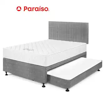 Tottus Dormitorio divan estandar 1.5 plaza oferta