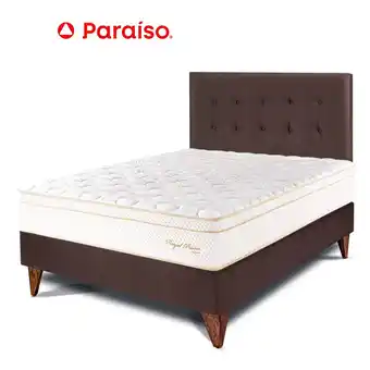 Tottus Dormitorio eu royal prince 2 plazas chocolate oferta