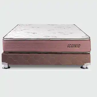 Tottus Jgo de cama iconio king + 03 alm + prot oferta