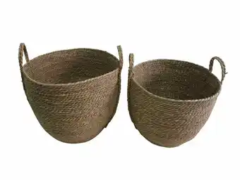 Tottus Canasta paja grande oferta