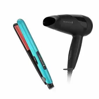 Tottus Combo alisadora colors y secadora negra oferta