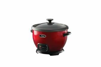 Tottus Olla multiusos roja 2.2l cn vap 12 tazas oferta