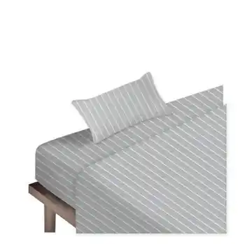 Tottus Sabanas colecc cationic gris 1.5plz oferta