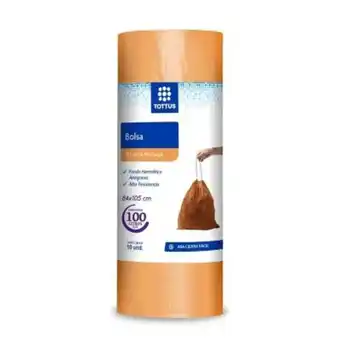 Tottus Bolsa perfumada naranja de 100 litros oferta