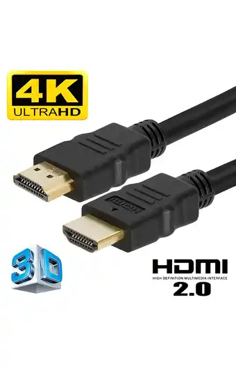 Tiendas EFE Cable hdmi 2.0 4k 15 m 2160p negro pvc oferta