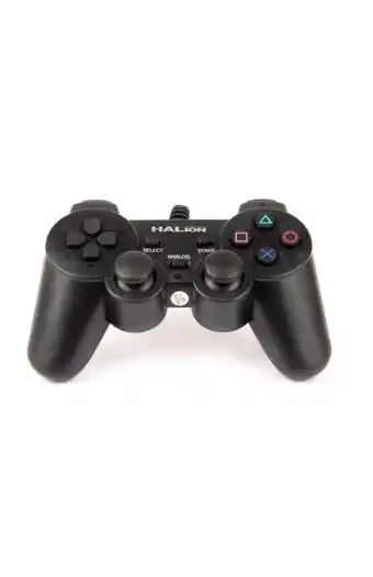 Tiendas EFE Gamepad usb ha-2009 vibrador pc negro oferta
