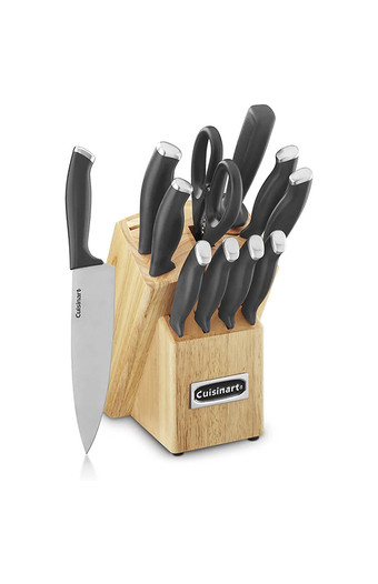 Tiendas EFE Juego de cuchillos cuisinart 12 piezas negro oferta