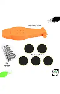 Tiendas EFE Kit de parches portátil 3 en 1 naranja oferta