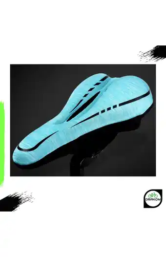 Tiendas EFE Funda para sillín bicicleta celeste oferta