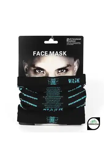 Tiendas EFE Bandana multifuncional face mask negro/azul oferta