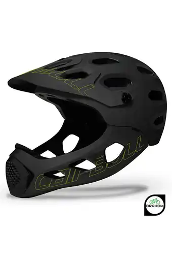 Tiendas EFE Casco cairbull allcros black amarillo oferta