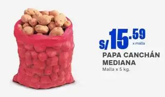 Makro PAPA CANCHÁN MEDIANA Malla x 5 kg. oferta