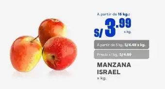 Makro MANZANA ISRAEL x kg. A partir de 15 kg.: oferta