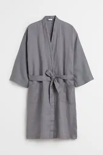 H&M Bata en lino lavado oferta