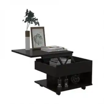 Linio Mesa de centro funcional - color wengue oferta