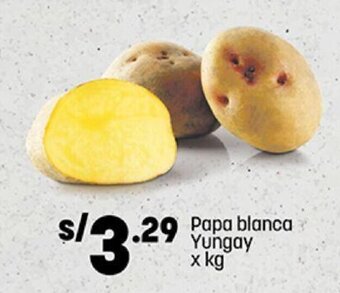 Plaza Vea Papa blanca Yungay x kg oferta
