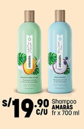 Plaza Vea Shampoo AMARAS fr x 700 ml oferta