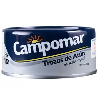 Vivanda Trozos de atún en aceite vegetal campomar lata 150g oferta
