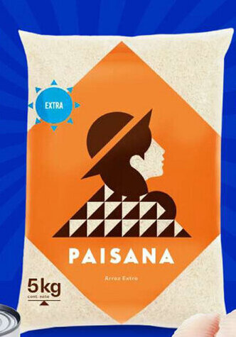 Plaza Vea Arroz extra PAISANA bl x 5 kg oferta