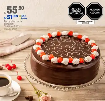 Metro Torta alemana cerezas Cuisine & Co grande (20P) oferta