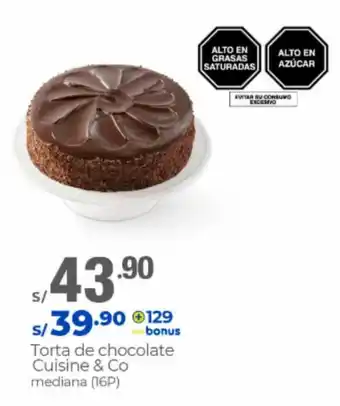 Metro Torta de chocolate Cuisine & Co mediana (16P) oferta
