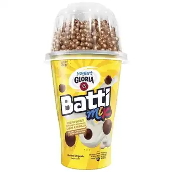 Vivanda Yogurt gloria battimix vainilla con arroz crujiente bañado en chocolate vaso 146g oferta
