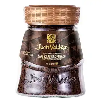 Vivanda Café liofilizado juan valdez regular frasco 95g oferta