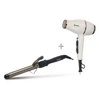 Hiraoka Secadora de cabello miray scm-26 + rizador de cabello miray rcm-25 oferta